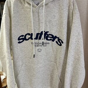 Scuffers Light Gray Hoodie for Men